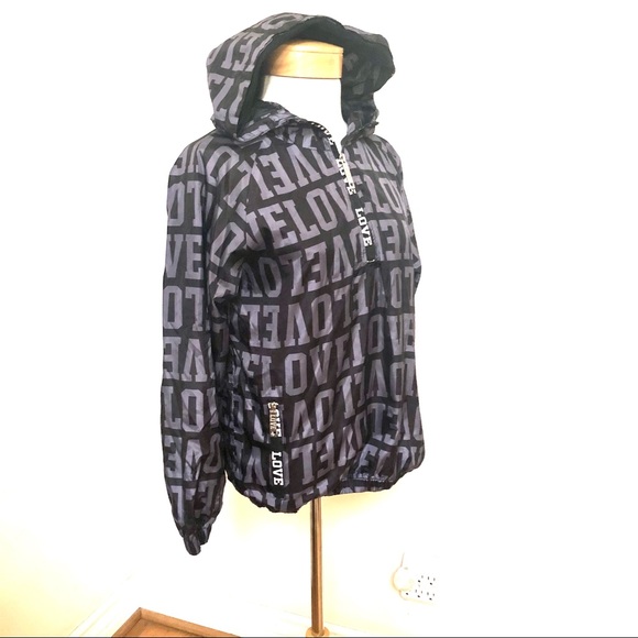 Windbreaker Jacket With Hoodie - Picture 4 of 6